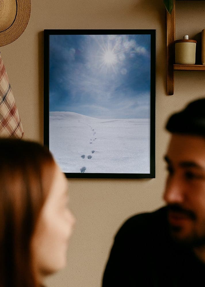 Fotspår i snön: En resa in i det okända, Funäsfjällen, Sverige