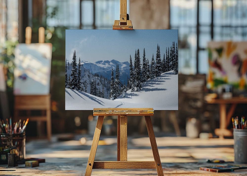 Snow-Covered Firs, Revelstoke, BC, Canada