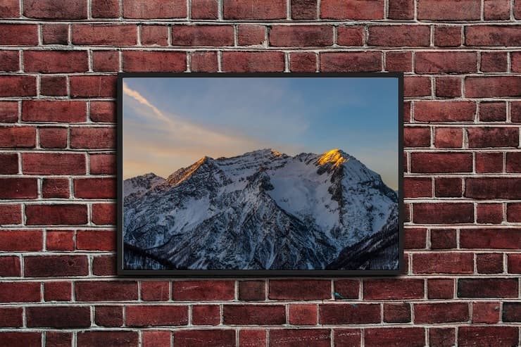 Majestic Peaks: A Winter Sunrise Over Snow-Capped Alps, Sestriere, Italy, The Alps